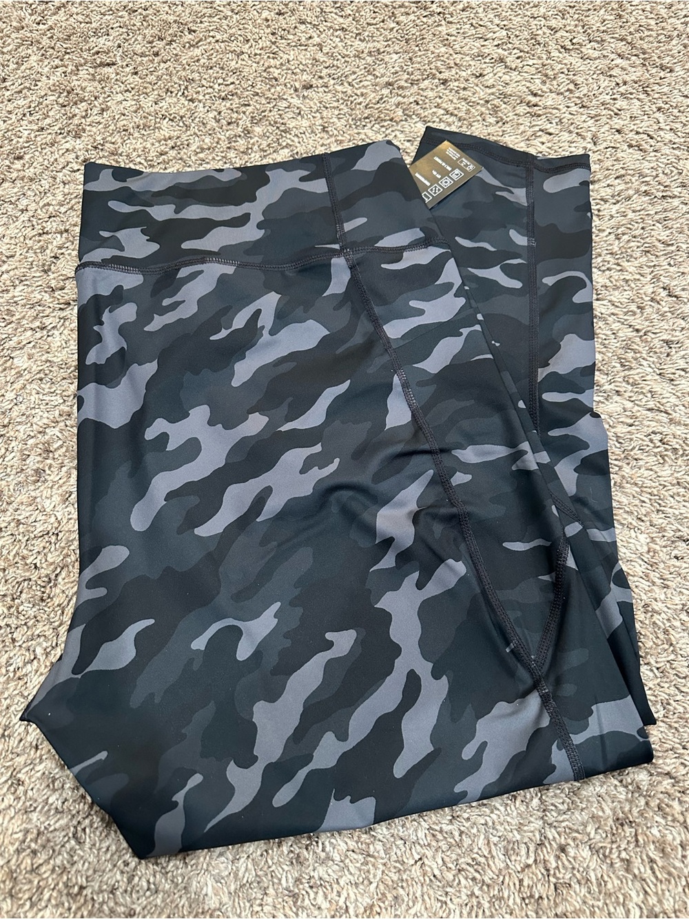 IDEOLOGY BRAND  Compression Camo Print Compression Leggings 3X NWT